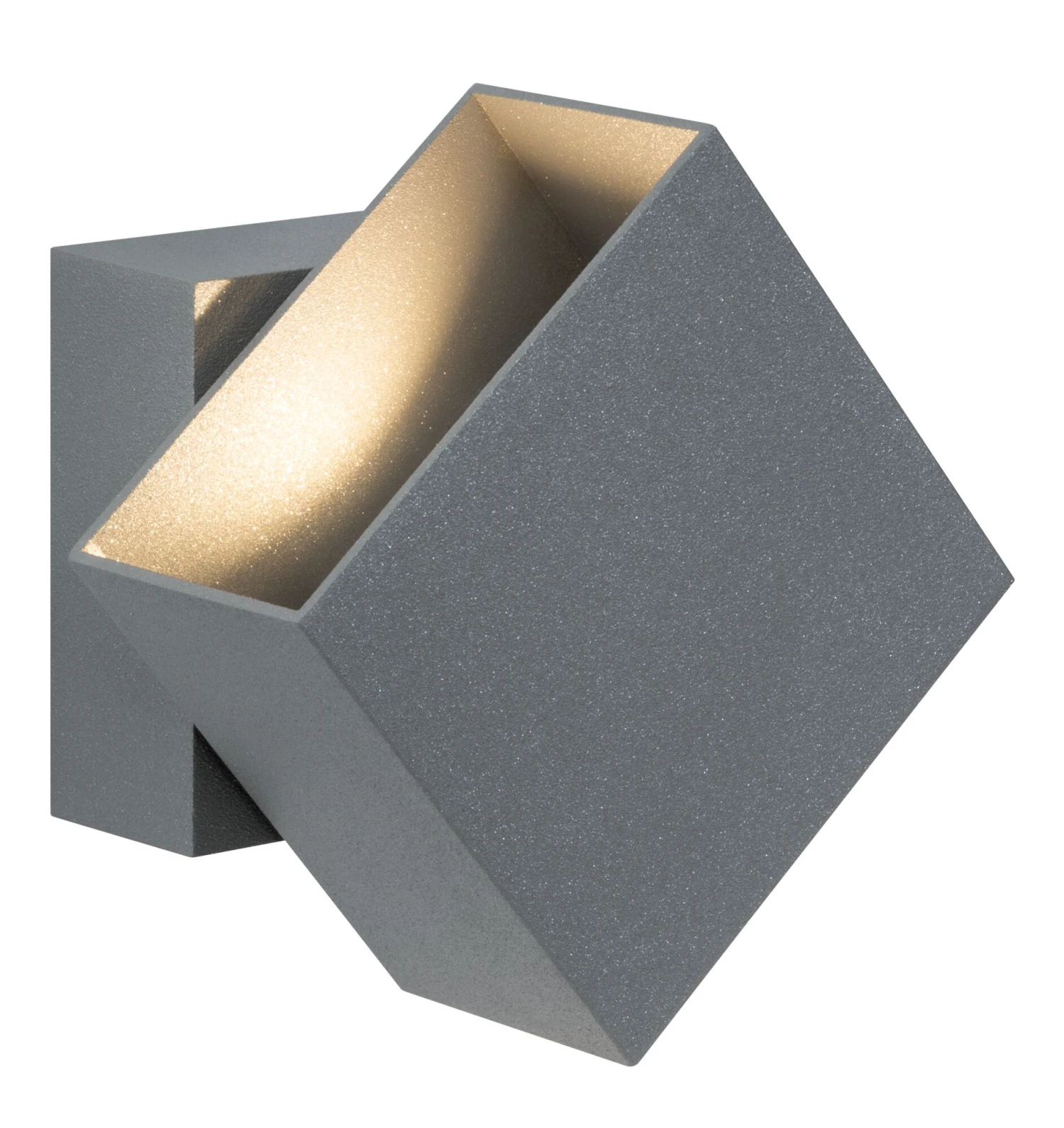 Paulmann House LED Außenwandleuchte Cybo IP65 Eckig 100x100mm 2700K 2x3,5W 355lm / 355lm 230V Grau Aluminium - Image 7