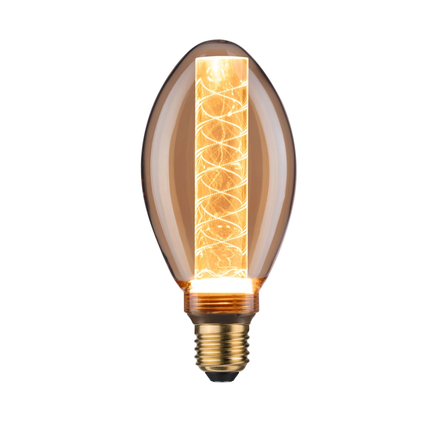 Paulmann Inner Glow Edition LED Birne LED Birne Innenkolben Spiralmuster E27 230V 230lm 4W 1800K Gold
