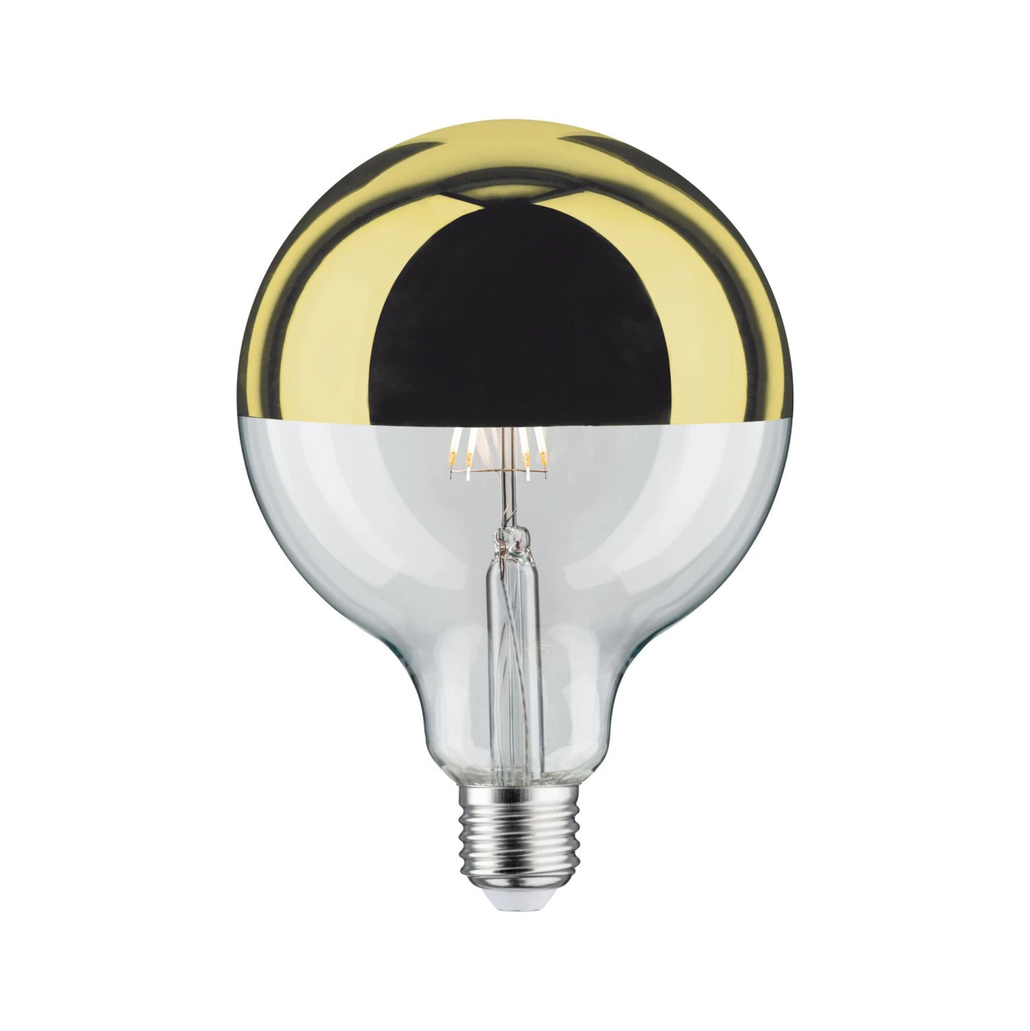 Paulmann Modern Classic Edition Standard 230V LED Globe Kopfspiegel E27 G125 600lm 6,5W 2700K Dimmbar Kopfspiegel Gold