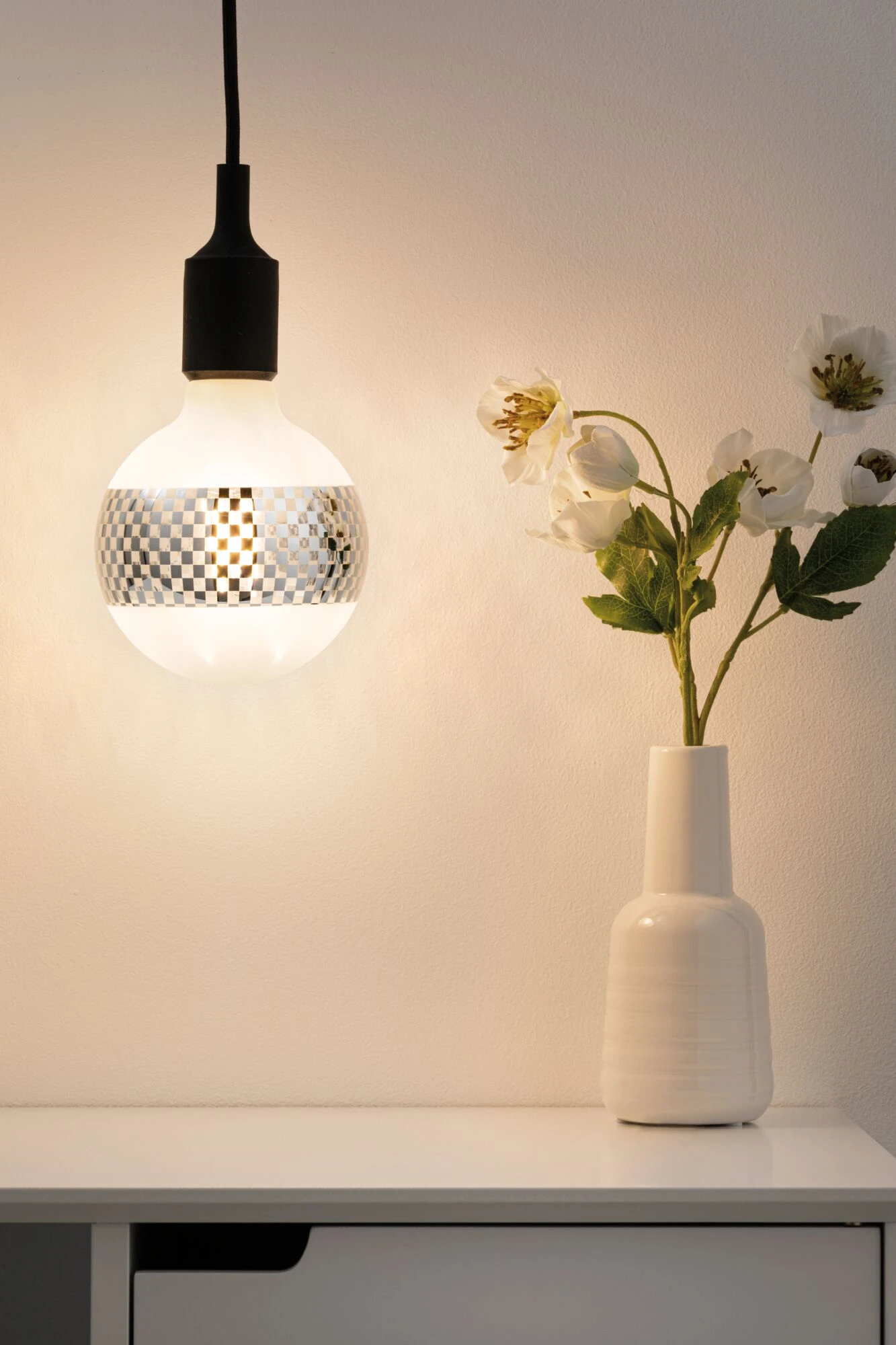 Paulmann Modern Classic Edition Standard 230V LED Globe Ringspiegel E27 420lm 4,5W 2600K Dimmbar Ringspiegel Silber – Bild 2