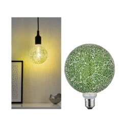 Paulmann Miracle Mosaic Edition Standard 230V LED Globe G125 E27 470lm 5W 2700K Dimmbar Grün