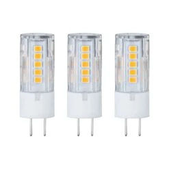 Paulmann Standard 12V LED Stiftsockel 3er-Pack 3x300lm 3x3,5W 2700K Klar