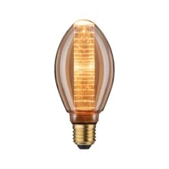 Paulmann Inner Glow Edition LED Birne LED Birne Innenkolben Ringmuster E27 230V 120lm 3,6W 1800K Dimmbar Gold