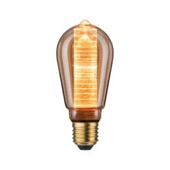Paulmann Inner Glow Edition LED Kolben LED Kolben Innenkolben Ringmuster E27 230V 120lm 3,6W 1800K Dimmbar Gold