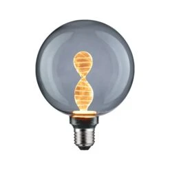 Paulmann Inner Glow Edition LED Globe Helix E27 230V 90lm 3,5W 1800K Rauchglas