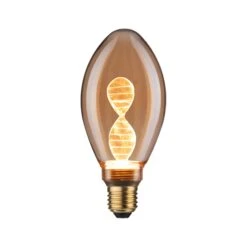 Paulmann Inner Glow Edition LED Birne Helix E27 230V 180lm 3,5W 1800K Gold