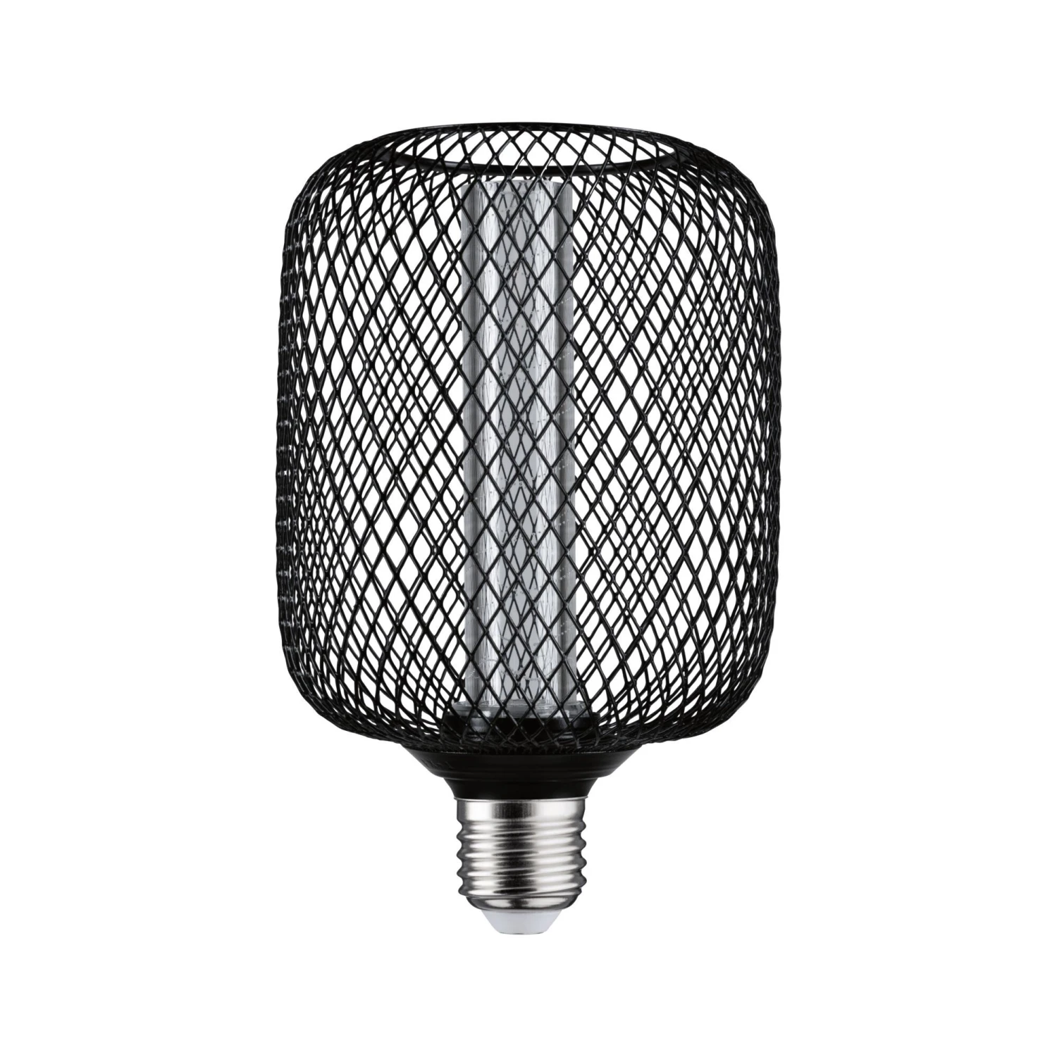 Paulmann Metallic Glow Standard 230V LED Leuchtmittel Zyl Spiral 200lm 4,2W 1800K Schwarz - Image 4