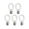 Paulmann Filament 230V LED Birne E27 5x806lm 5x7W 4000K Matt