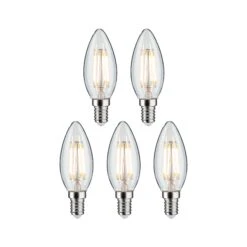 Paulmann Filament 230V LED Kerze E14 5x470lm 5x4,8W 2700K Klar