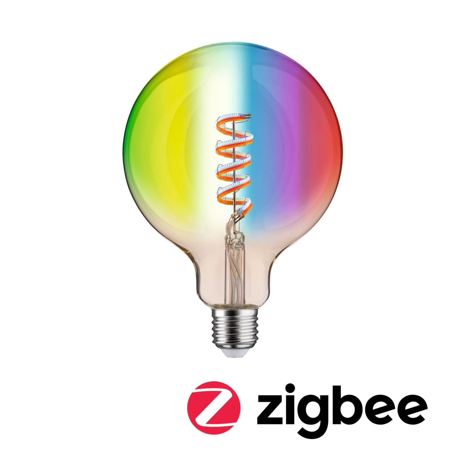 Paulmann Filament 230V Smart Home Zigbee 3.0 LED Globe G125 E27 470lm 6,3W RGBW+ Dimmbar Gold