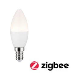 Paulmann Smart Home Zigbee Standard 230V LED Kerze E14 400lm 5W 2700K Dimmbar Matt