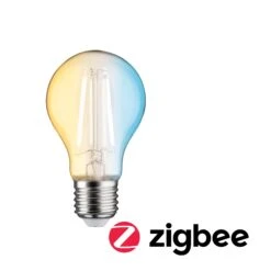 Paulmann Smart Home Zigbee Filament 230V LED Birne E27 470lm 4,7W Tunable White Dimmbar Klar