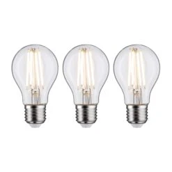 Paulmann Filament Bundle LED Birne E27 230V 3x1055lm 3x9W 2700K Dimmbar Klar