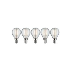 Paulmann Filament Bundle LED Tropfen E14 230V 5x250lm 5x2,6W 2700K Klar