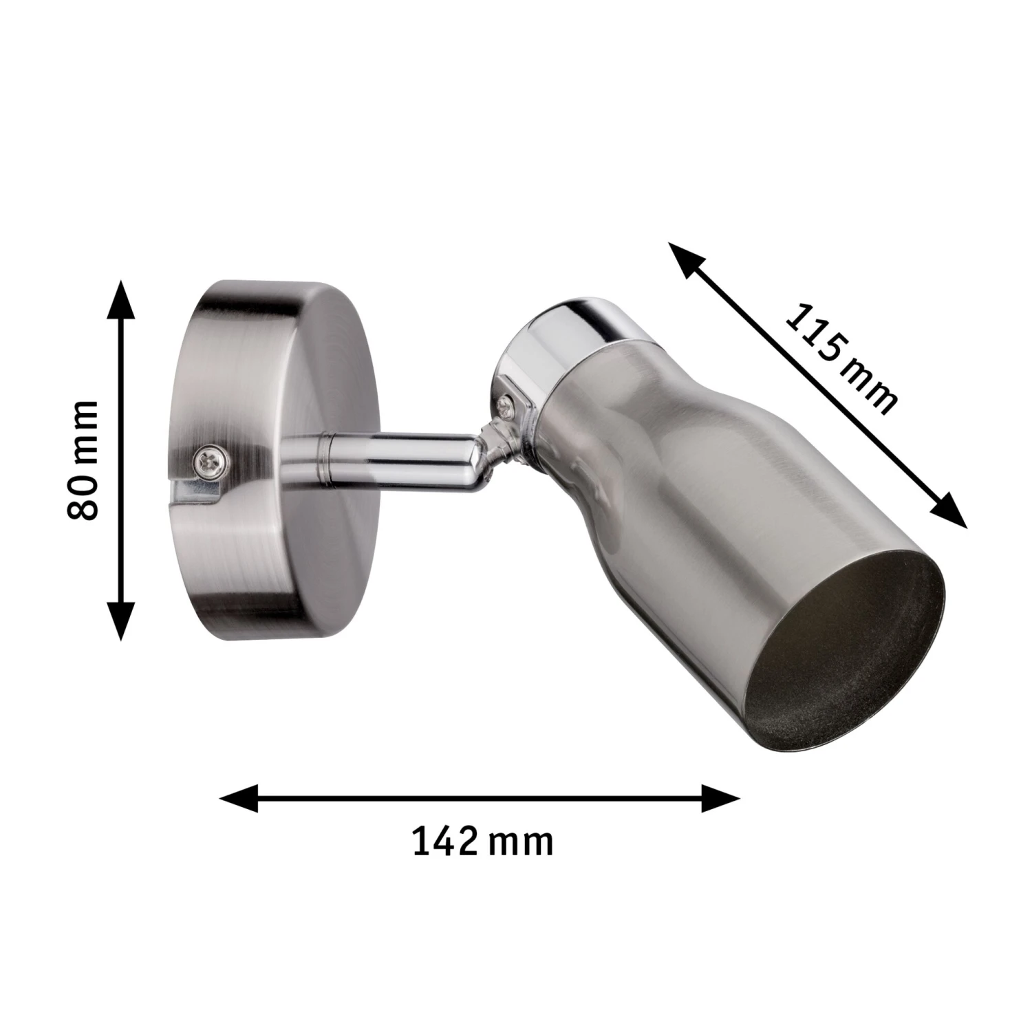 Paulmann Spotlight Meli GU10 230V Max. 10W Dimmbar Nickel Satiniert - Image 2