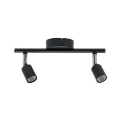 Paulmann Spotlight Carolina IP44 GU10 230V Max. 2x10W Dimmbar Anthrazit/Chrom