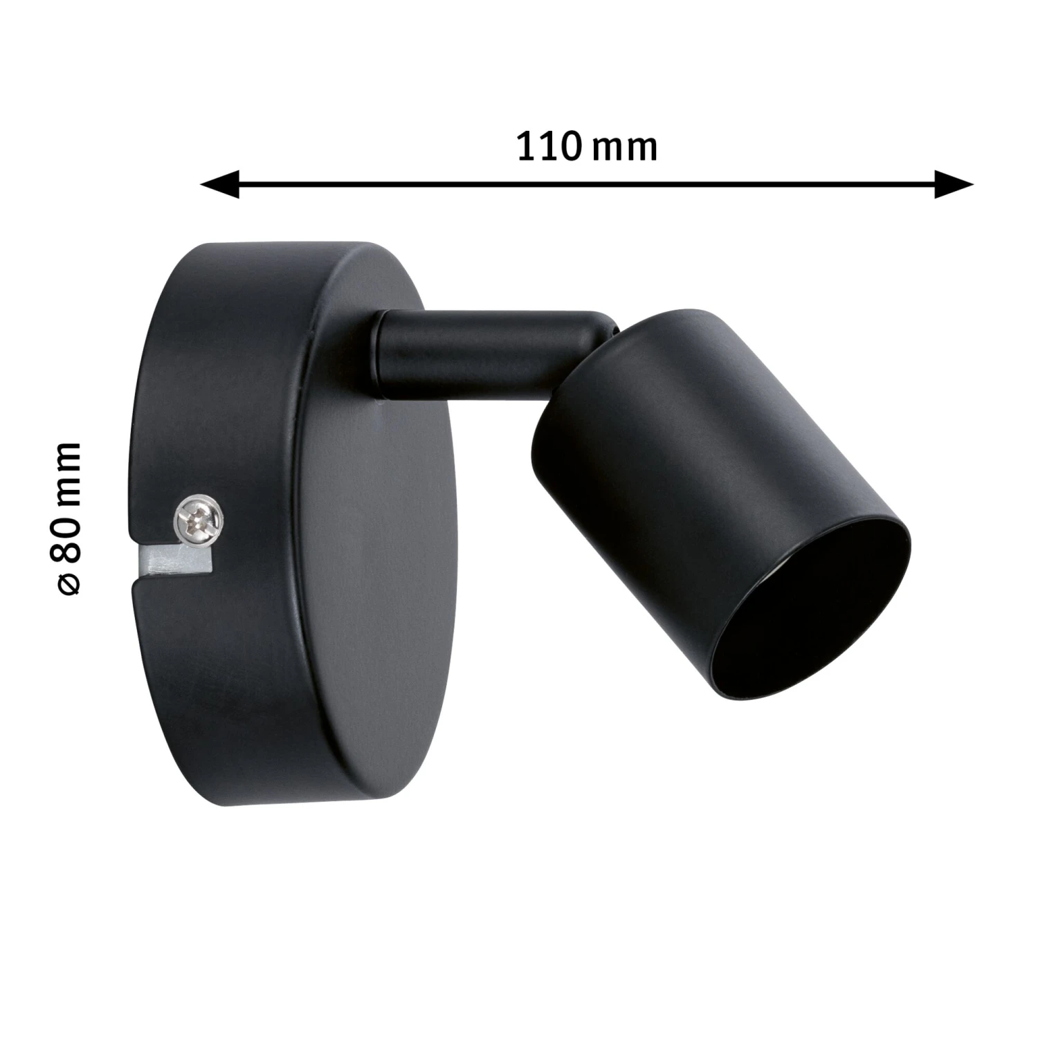 Paulmann Spotlight Carolina GU10 230V Max. 10W Dimmbar Schwarz Matt - Image 2