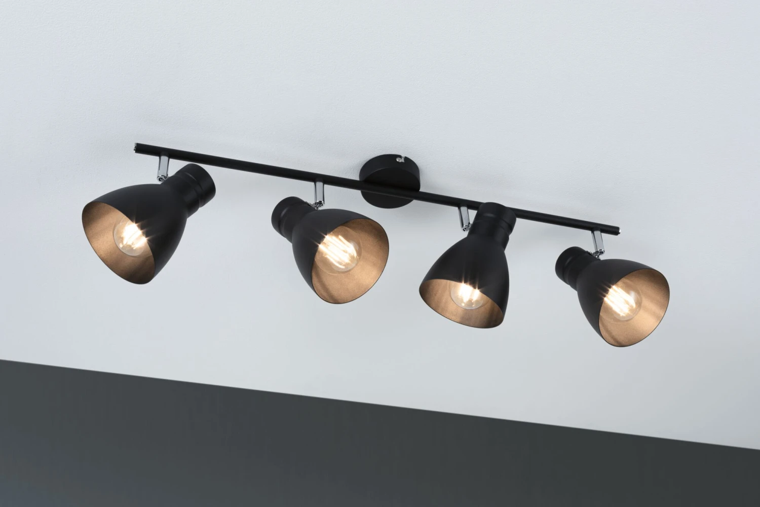 Paulmann Spotlight Davy E27 230V Max. 4x20W Dimmbar Schwarz - Image 3