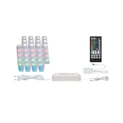 Paulmann MaxLED 1000 LED Strip RGBW Basisset 1,5m IP44 18W 1000lm/m 72LEDs/m RGBW 25VA