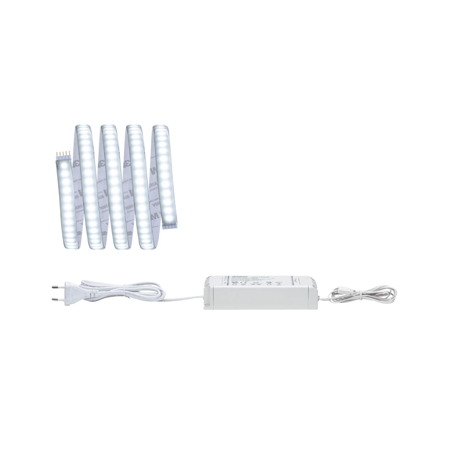 Paulmann MaxLED 1000 LED Strip Tageslichtweiß Basisset 1,5m Beschichtet IP44 18W 880lm/m 6500K 36VA