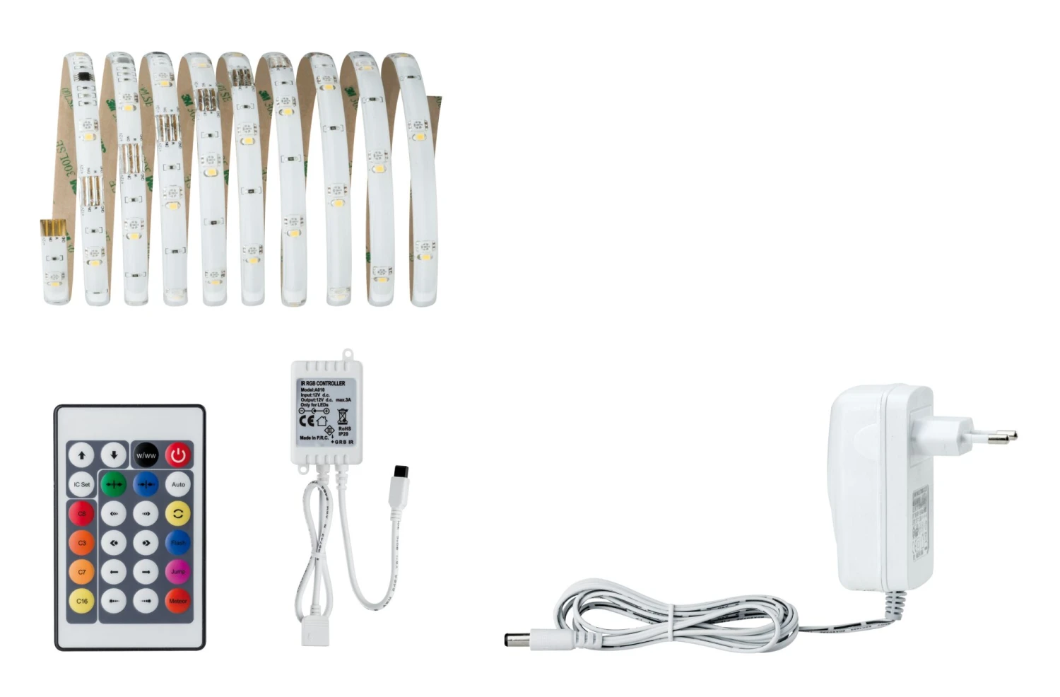 Paulmann Digital LED Strip RGBW 3m Beschichtet 8W 357lm/m RGBW 24VA – Bild 12