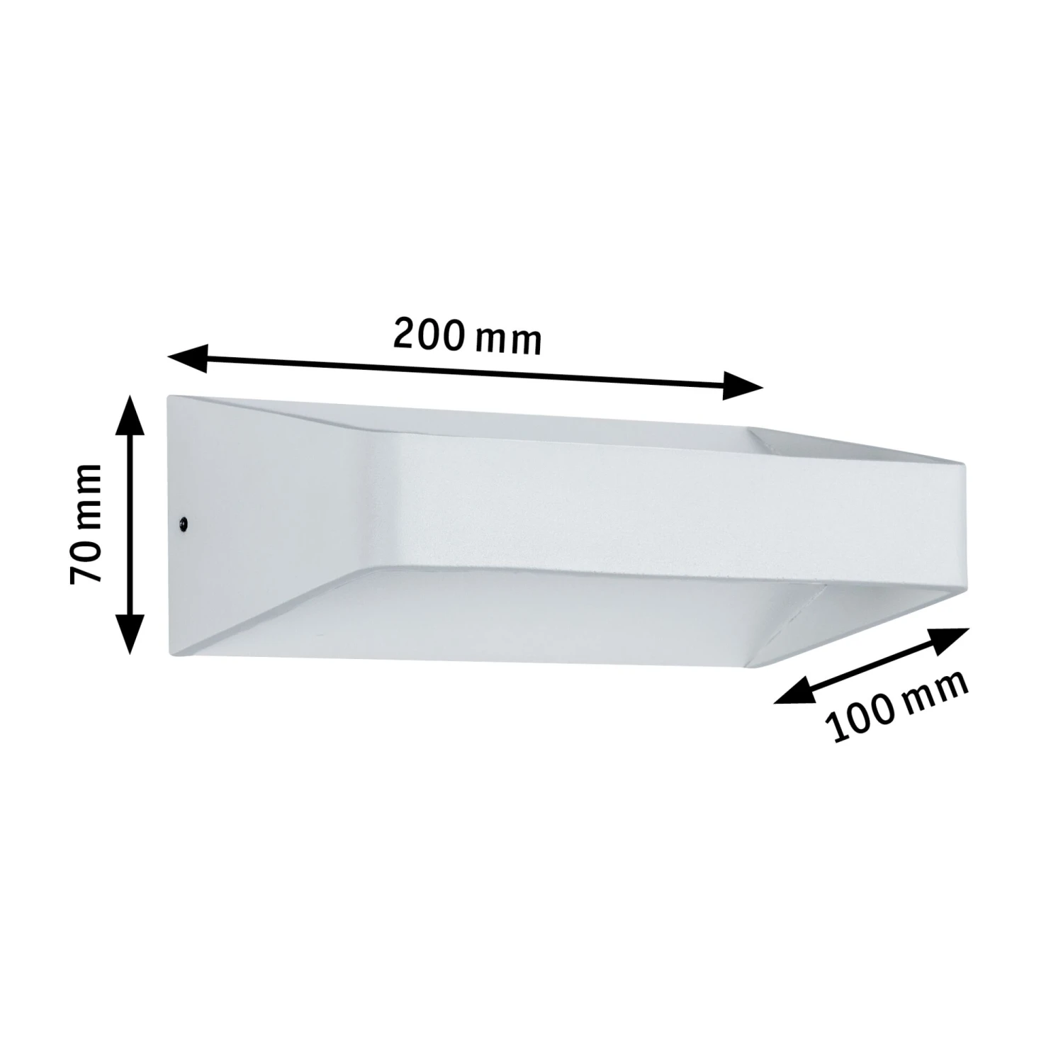 Paulmann LED Wandleuchte Bar 2700K 560lm 230V 5,5W Weiß - Image 2