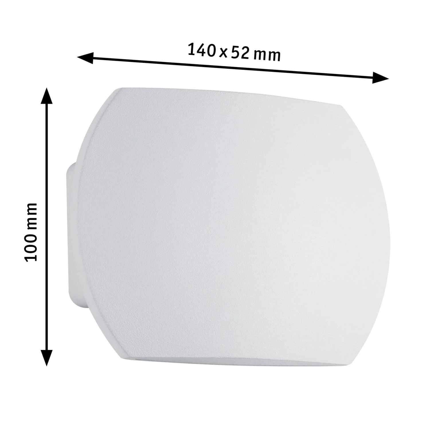 Paulmann LED Wandleuchte Bocca 2700K 305lm / 305lm 230V 2x2,7W Weiß - Image 2
