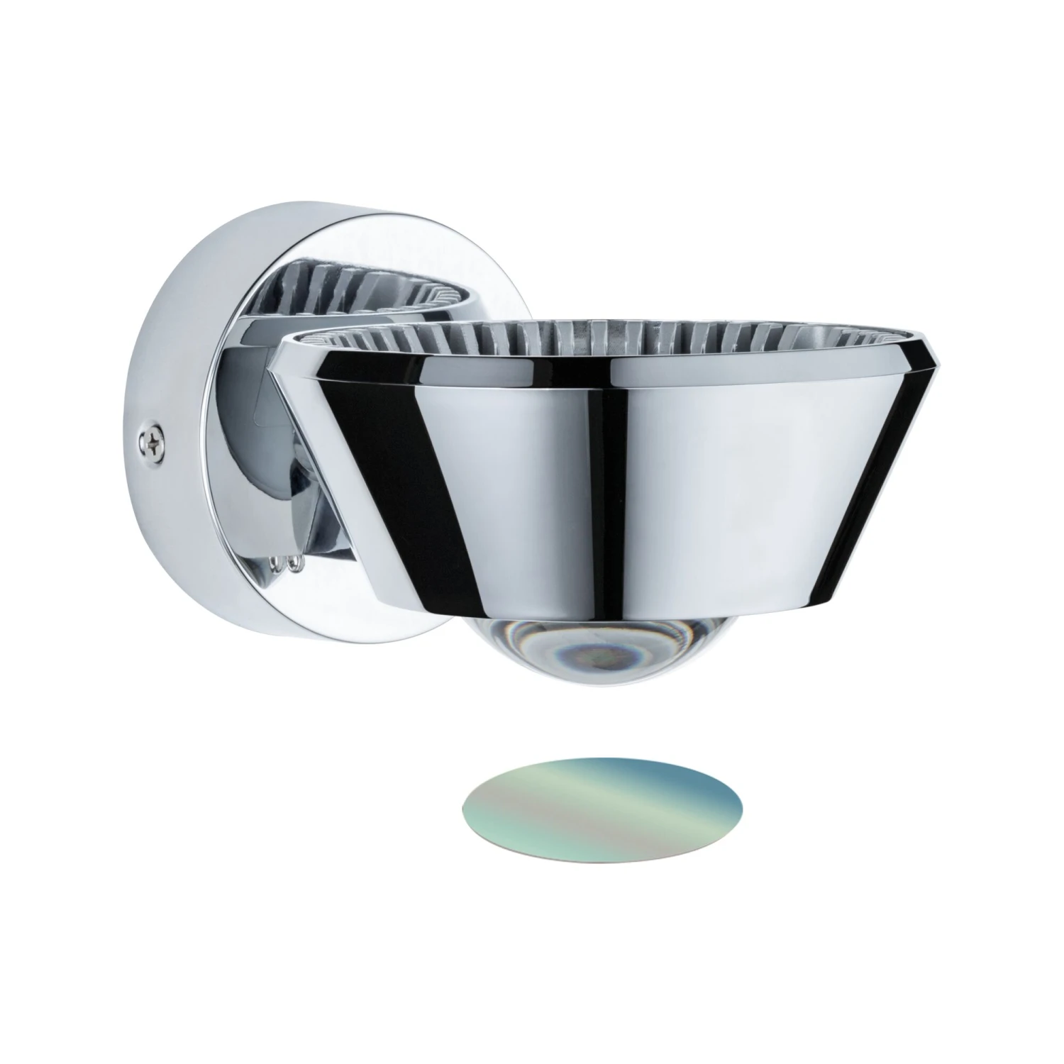 Paulmann LED Wandleuchte Sabik IP44 2700K 800lm / 390lm 230V 9 / 1x4W Dimmbar Chrom - Image 10