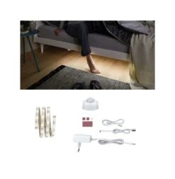 Paulmann YourLED LED Strip Night PIR-Sensor Bettlicht Mit Bewegungssensor 1m Beschichtet 3W 265lm/m 3000K 6VA