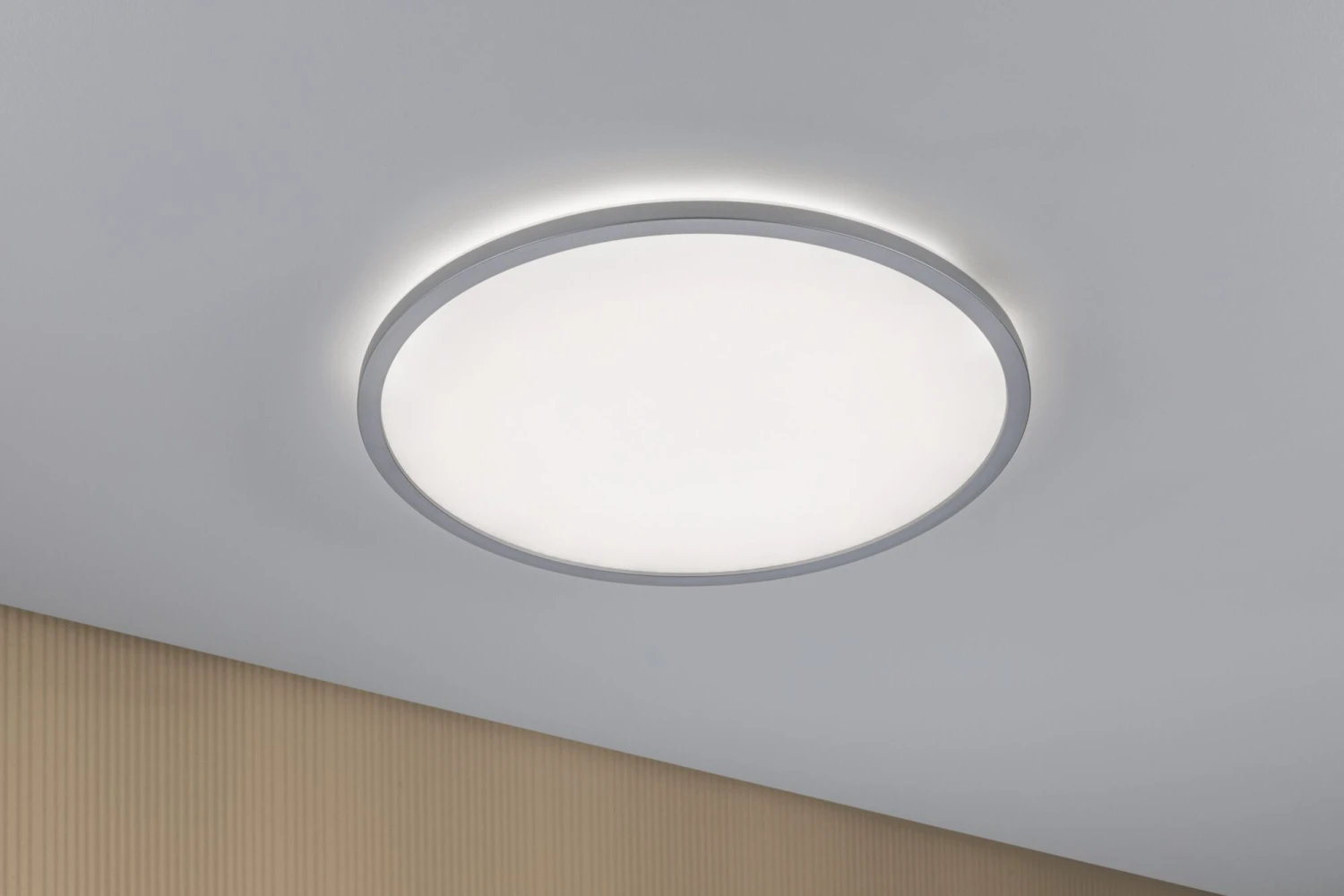 Paulmann LED Panel 3-Step-Dim Atria Shine Backlight Rund 420mm 22W 2300lm 4000K Chrom Matt Dimmbar - Image 3