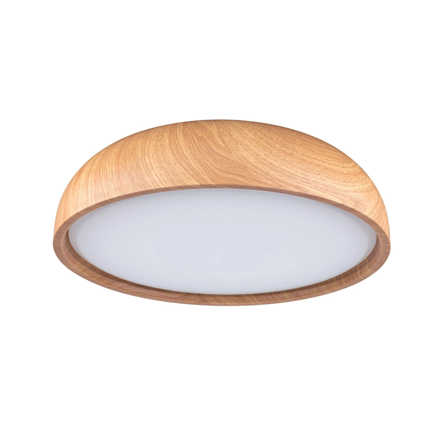 Paulmann Selection Bathroom LED Deckenleuchte Oka IP44 White Switch 950lm 230V 24W Holzoptik - Image 7