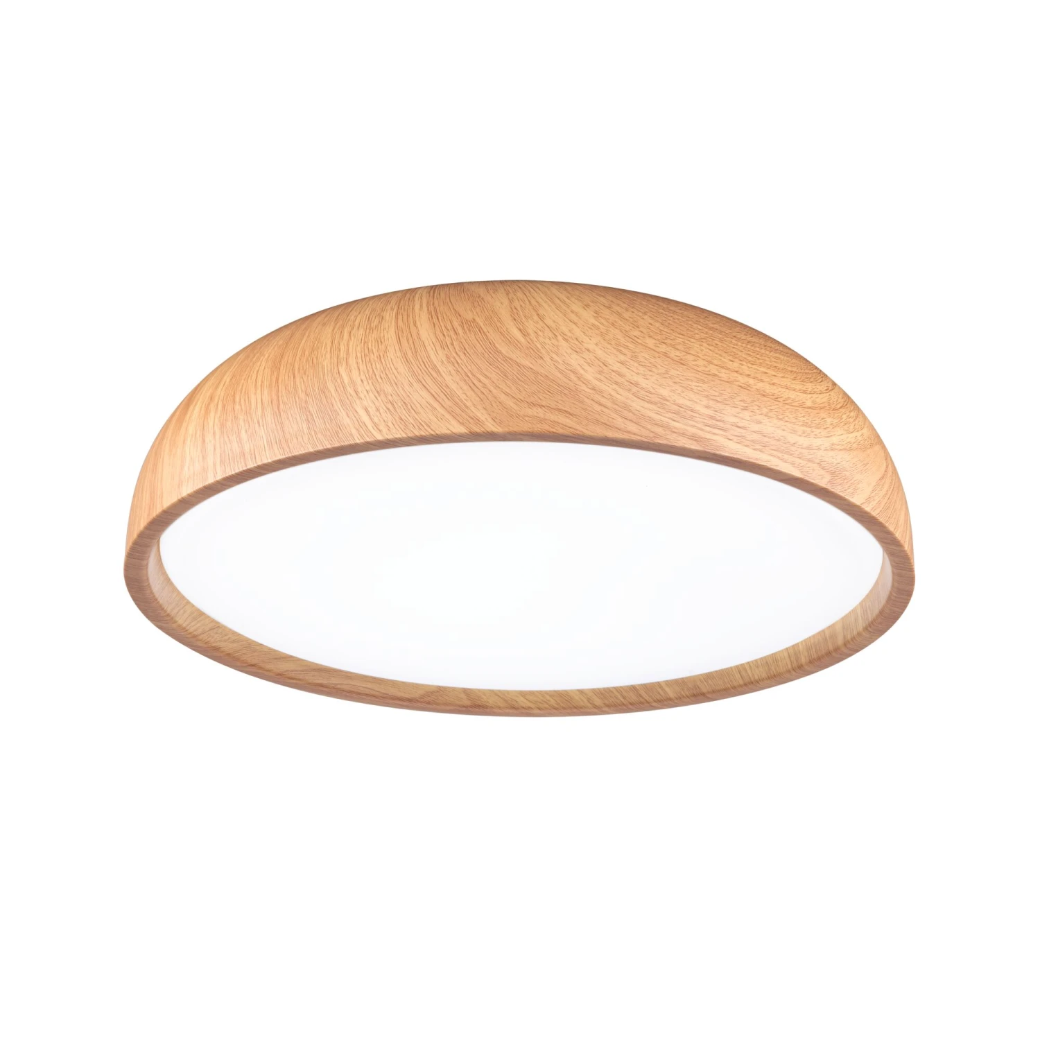 Paulmann Selection Bathroom LED Deckenleuchte Oka IP44 White Switch 950lm 230V 24W Holzoptik - Image 9