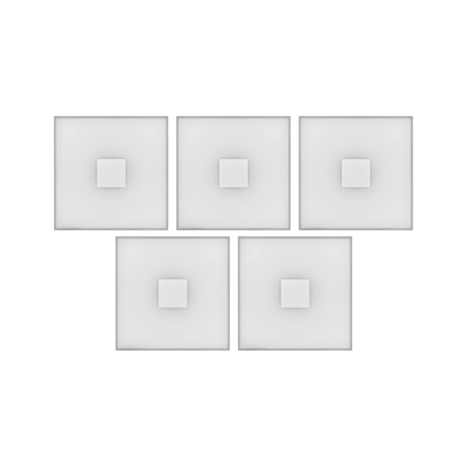 Paulmann LumiTiles LED Fliesen Square 5er-Set IP44 100x10mm 5x20lm 230/12V 5x0,8W 2700K Weiß Kunststoff/Aluminium – Bild 8