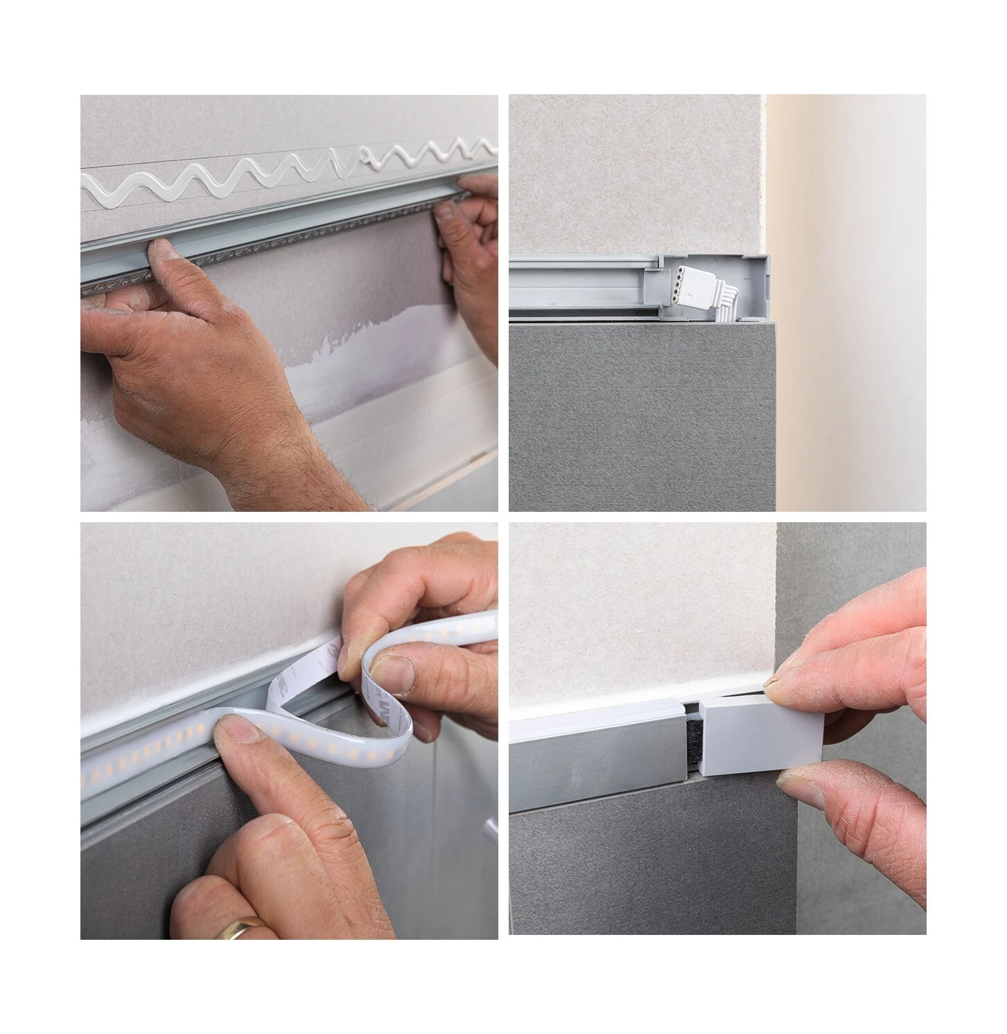 Paulmann LumiTiles LED Strip Einbauprofil Top 2m Alu Eloxiert/Satin - Image 10