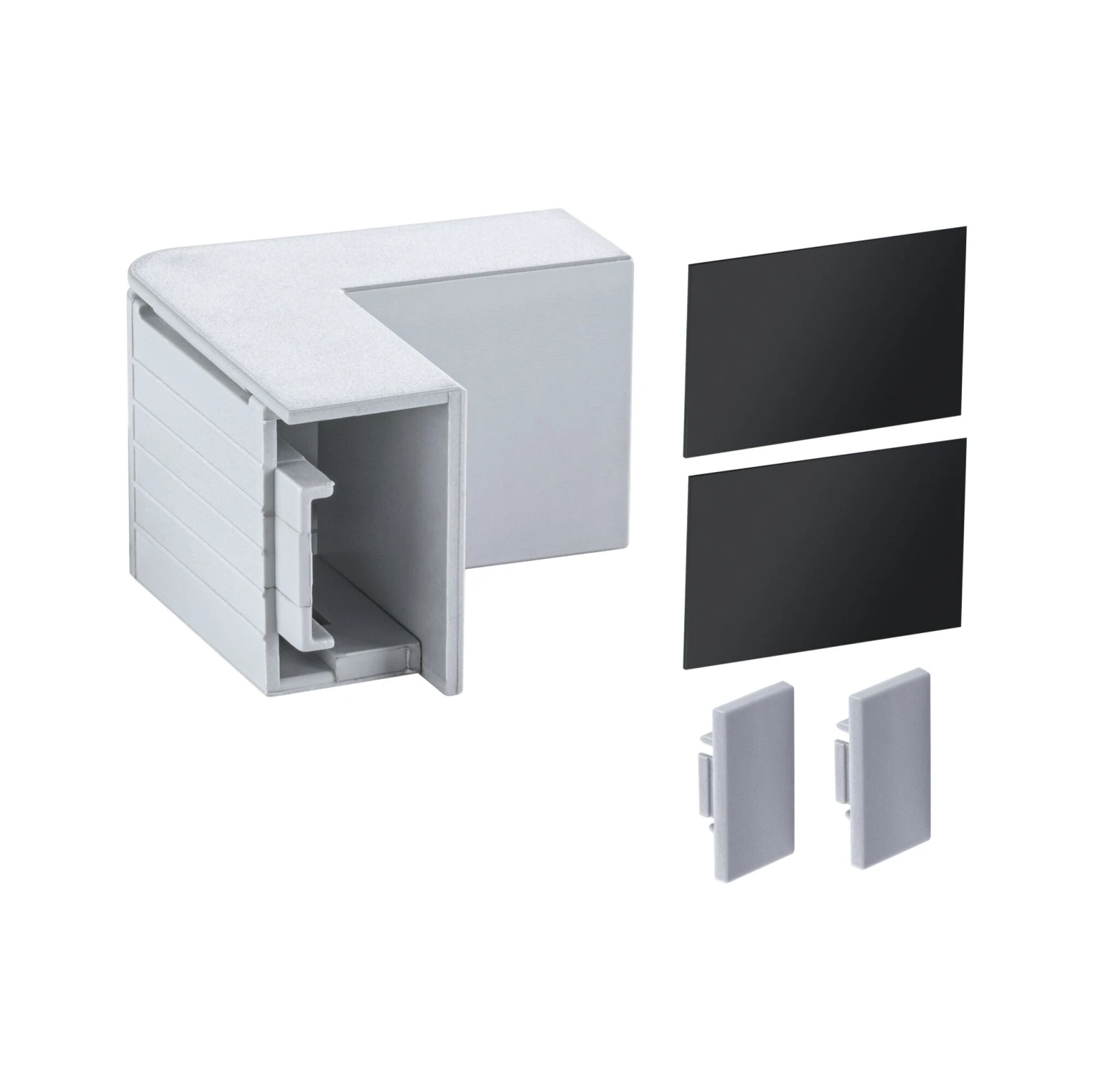 Paulmann LumiTiles Zubehör Profil Top Abdeckung 40x40mm Telegrau - Image 2