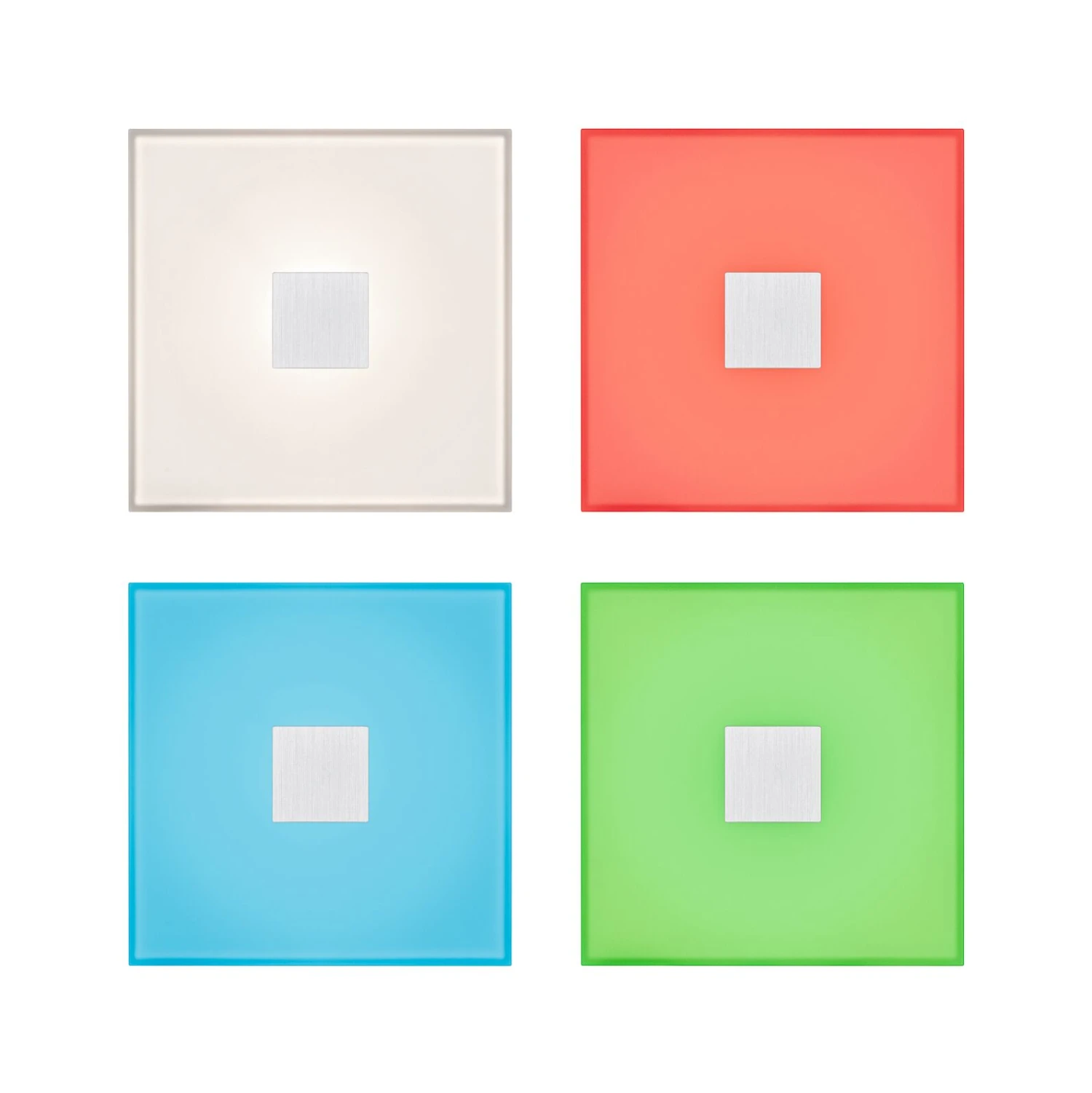 Paulmann LumiTiles LED Fliesen Smart Home Zigbee 3.0 Square 2er-Set IP44 100x10mm 2x12lm 230/12V 2x0,8W Dimmbar RGBW+ Weiß Kunststoff/Aluminium – Bild 9