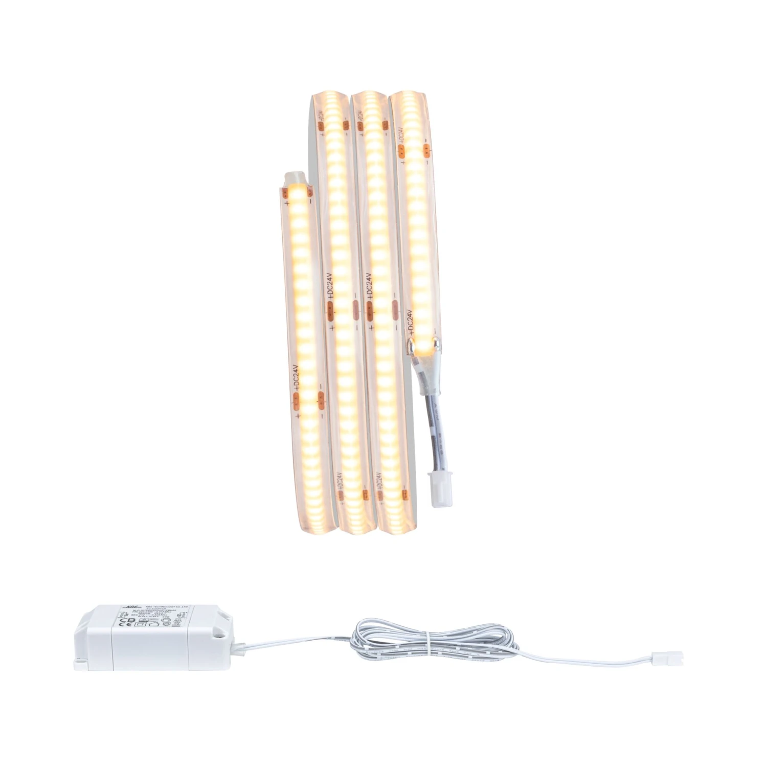 Paulmann LumiTiles LED Stripe Full-Line COB Slim 1m IP44 3W 230lm 280LEDs/m 2700K 7VA - Image 8