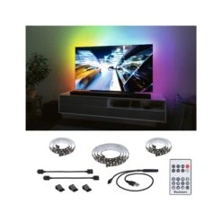 Paulmann EntertainLED USB LED Strip TV-Beleuchtung 55 Zoll 2m 3,5W 60LEDs/m RGB+