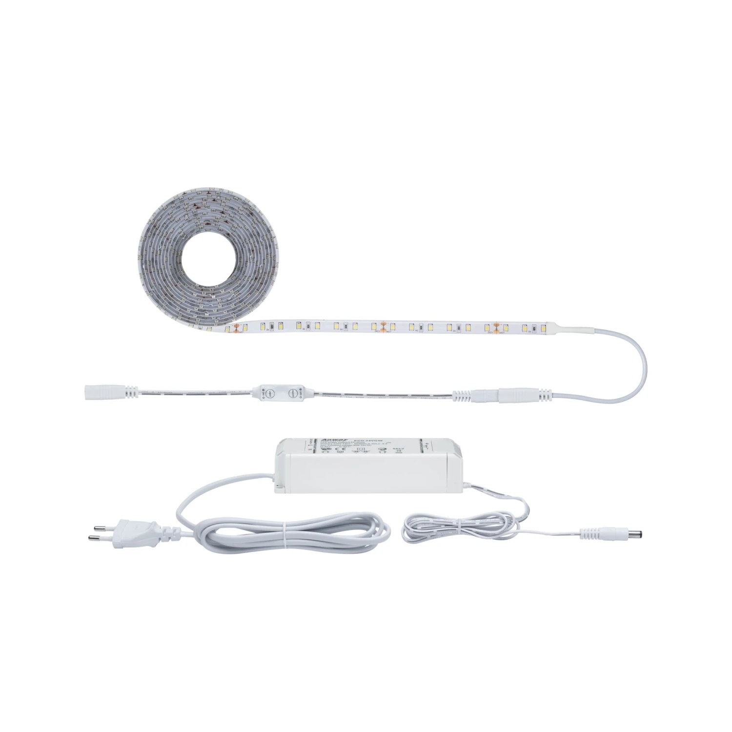 Paulmann SimpLED Power LED Strip Neutralweiß Inkl. Dimm/Switch Komplettset 3m Beschichtet 33W 3300lm 4000K 48VA - Image 8