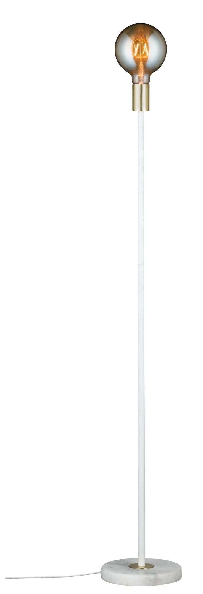 Paulmann Neordic Stehleuchte Nordin E27 Max. 20W Weiß/Gold Matt Marmor/Metall - Image 3