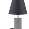 Paulmann Neordic Tischleuchte Tem E27 Max. 20W Grau/Kupfer Stoff/Beton/Metall