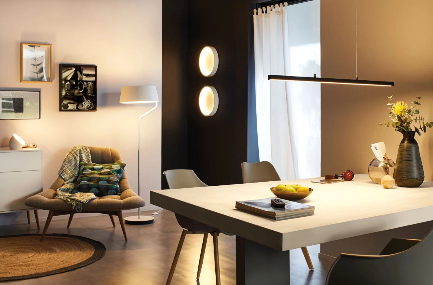 Paulmann LED Pendelleuchte Smart Home Bluetooth Lento Tunable White 1700lm 43W Schwarz Dimmbar - Image 5