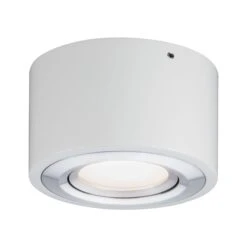 Paulmann LED Deckenleuchte 3-Step-Dim Argun 3000K 280lm 230V 4,8W Dimmbar Weiß/Alu Gebürstet