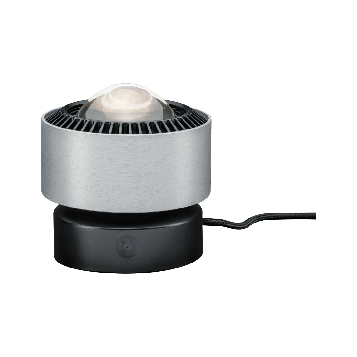 Paulmann LED Tischleuchte Aldan 2700K 200lm 3,5W Schwarz/Alu Gebürstet - Image 7