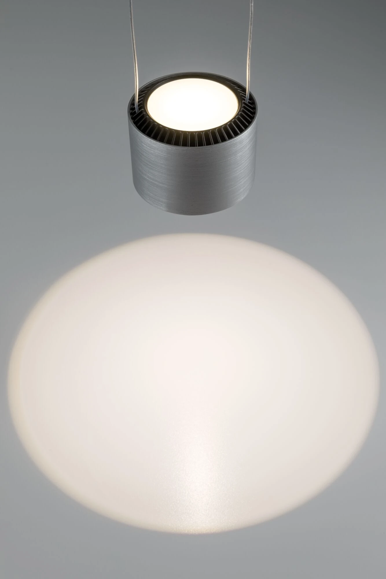 Paulmann LED Pendelleuchte Aldan 2700K 450lm / 450lm 3x4,8 / 3x4,4W Schwarz/Alu Gebürstet Dimmbar - Image 7