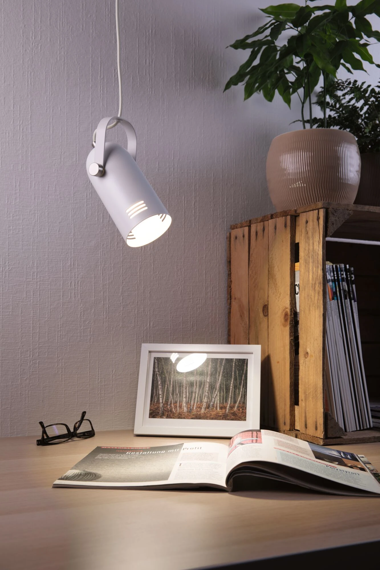 Paulmann Neordic Pendelleuchte Lavea E27 Max. 15W Weiß Dimmbar Metall - Image 5