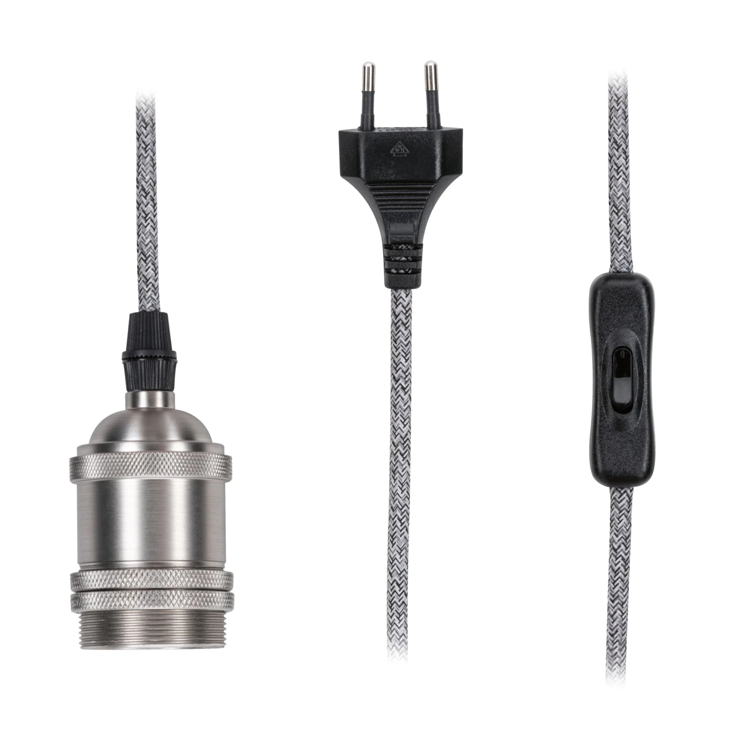 Paulmann Neordic Pendelleuchte Eldar Inkl. Stecker E27 Max. 20W Grau/Nickel Dimmbar Metall - Image 9