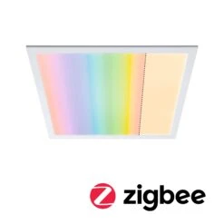 Paulmann LED Panel Smart Home Zigbee 3.0 Amaris Eckig 595x595mm 35W 2400lm RGBW Weiß Matt Dimmbar