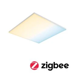 Paulmann LED Panel Smart Home Zigbee 3.0 Velora Eckig 595x595mm 19,5W 2200lm Tunable White Weiß Matt Dimmbar