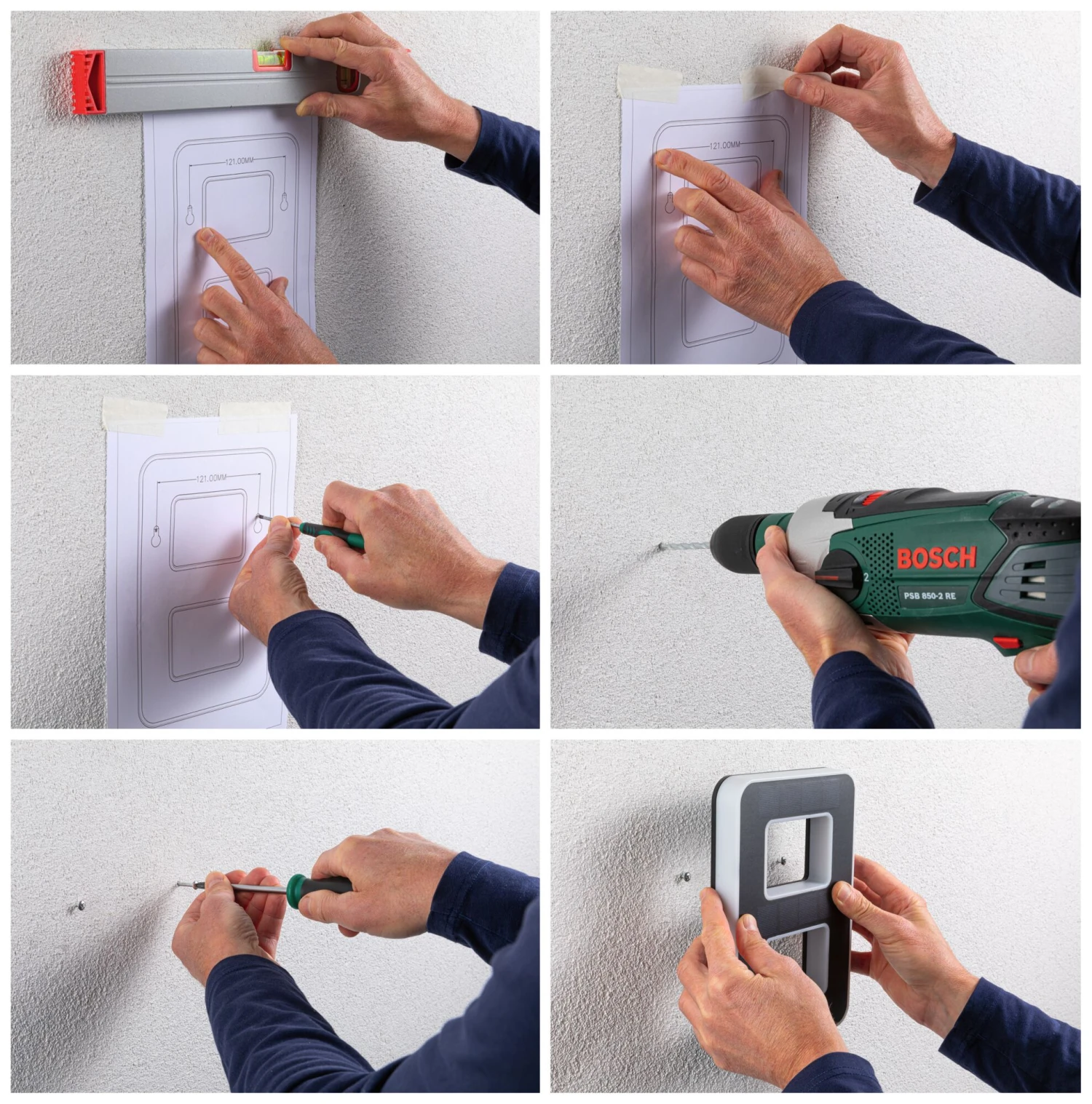 Paulmann Solar LED Hausnummernleuchte LED Hausnummernleuchte Inkl. Wechselbarer Akku Nummer 3 Inkl. Wechselbarer Akku IP44 3000K 6lm Schwarz - Image 11